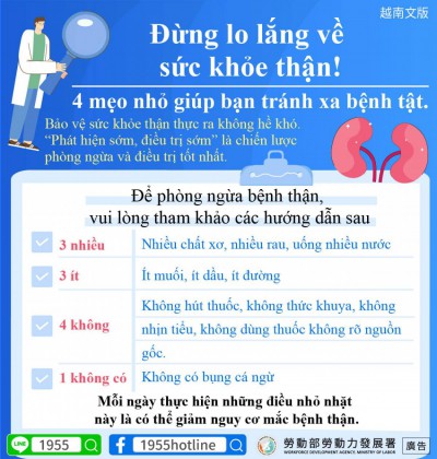 1140421腎臟健康別擔心!四個小秘訣讓你遠離疾病(健康)越