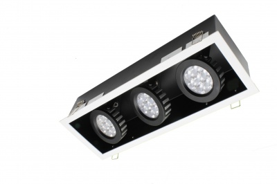 LED AR70 30W 方形細框崁燈 三燈