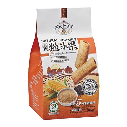 五寶糙米果(箱) Wubao Brown Rice Crackers (box)