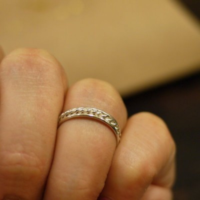 小維多利亞的浪漫 -- 純銀戒指4