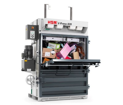 HSM_V-Press820_廢布料壓縮機