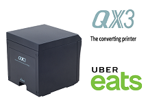 QX3 support Uber eats