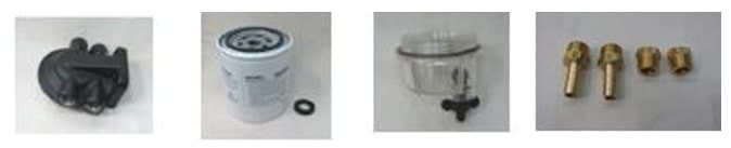 Fuel Water Separator Filter Kit  (Plastic Head)  256-60494-0G-BR  (256-72307-BR)