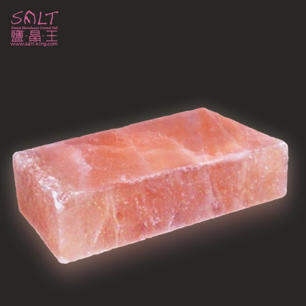 鹽燈專家【鹽晶王】喜馬拉雅山100%純天然結晶玫瑰岩（鹽板／鹽烤板／鹽磚）長方形一入。