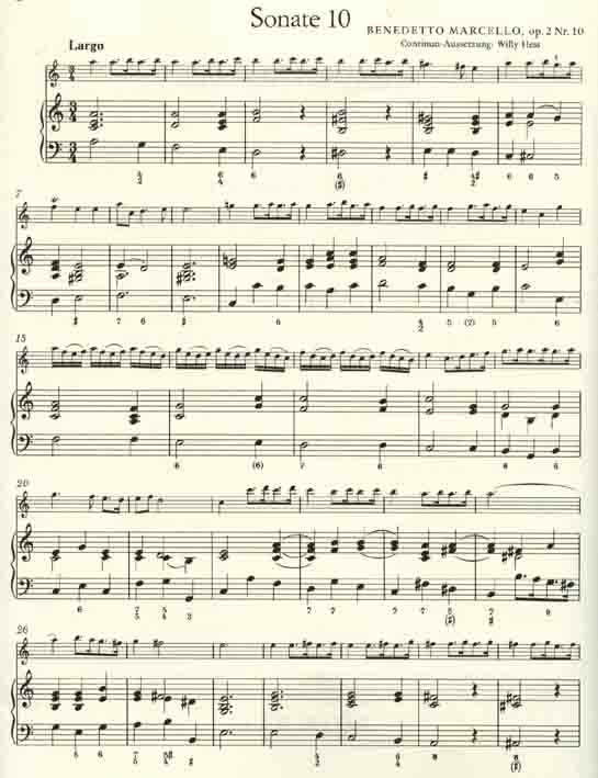 Zwolf Sonaten  IV  10-12 Op.2 (1R)(A)+Bc