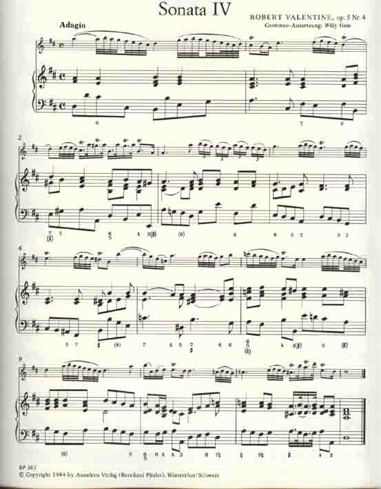 Sechs Sonaten  II  (1R)(A)+Bc