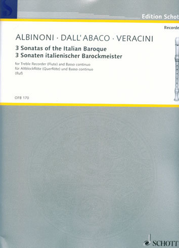 3 Sonatas of the Italian Baroque  (1R)(A)+Bc