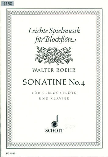 SONATINE No.4  (1R)(S)+P