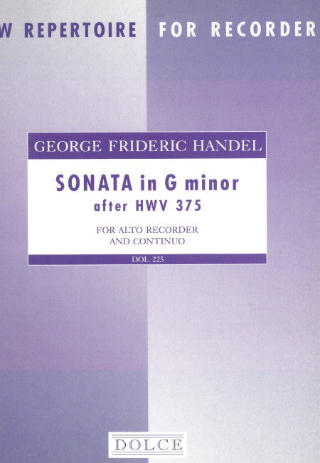 Sonata in G minor after HWV 375 (1R)(A)+Bc