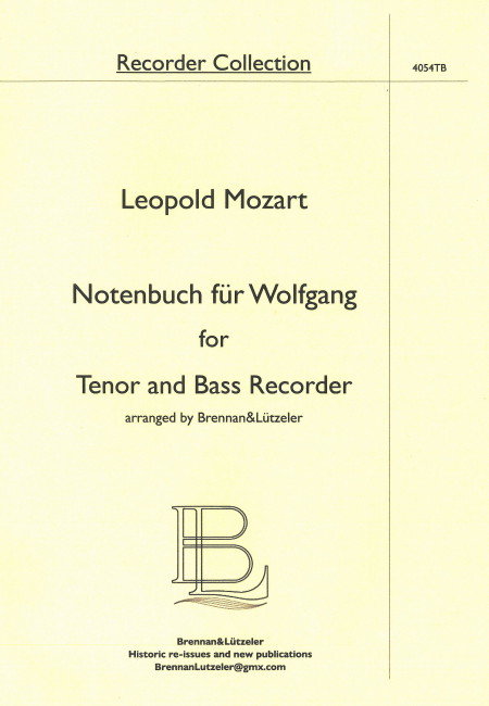 (絕版)Notenbuch fur Wolfgang (2R)(TB)