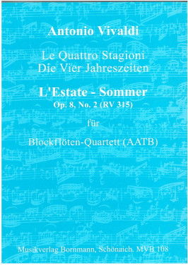 L'Estate - Sommer (4R)(AATB) Op.8 No.2 RV 315