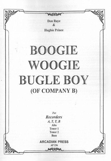 Boogie Woogie Bugle Boy (Of Company B) (4R)(ATTB)