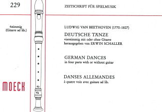 Deutsche Tanze / German Dances (4R)+G