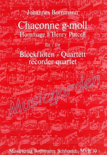 Chaconne g minor (4R)(SATB)