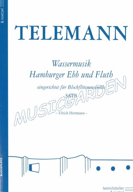 (109學年國中指定曲)Wassermusik Hamburger Ebb und Fluth (4R)(SATB)