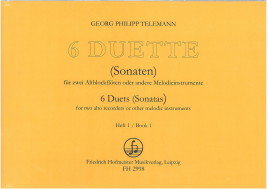 6 Duette Heft 1 Sonaten (2R)(AA)