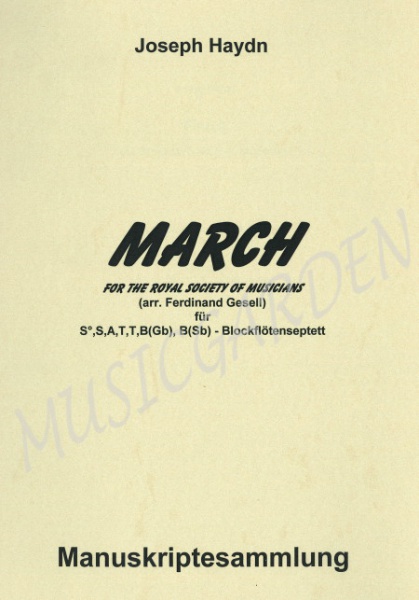 March for the Royal Society of Musicians (ESB)(7R)