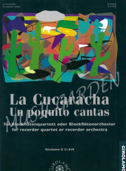 La Cucaracha / Un poquito cantas (4R)(SATB)