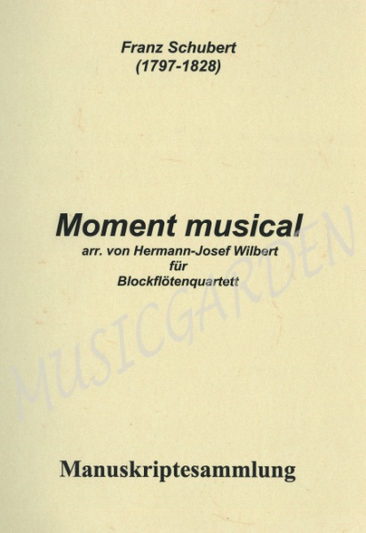 Moment musical (4R)(SATB)