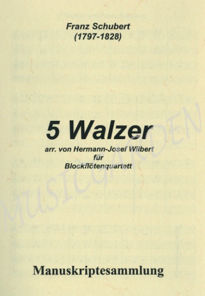 5 Walzer (4R)(SATB)