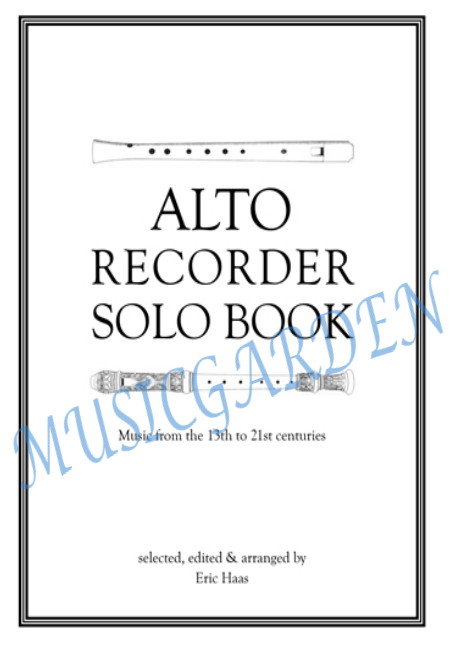 Alto Recorder Solo Book (1R)(A)