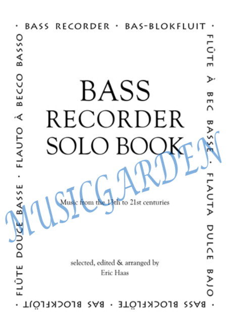 Bass Recorder Solo Book(1R)(B)