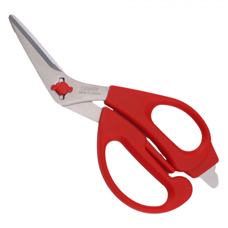 CANARY Japanese Kitchen Scissors Angled, Made in JAPAN, Dishwasher Safe  Come Apart Blade, All-Purpose Detachable Kitchen Shears, Rust Proof Japanese  Stainless Steel, Red(USD$6)-EDGE日本刀具