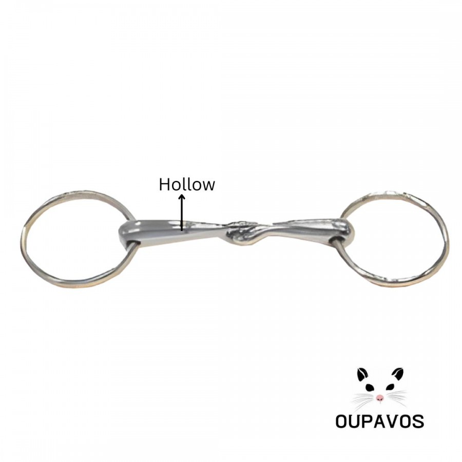 Horse Hollow Snaffle Bit 18mm Thick