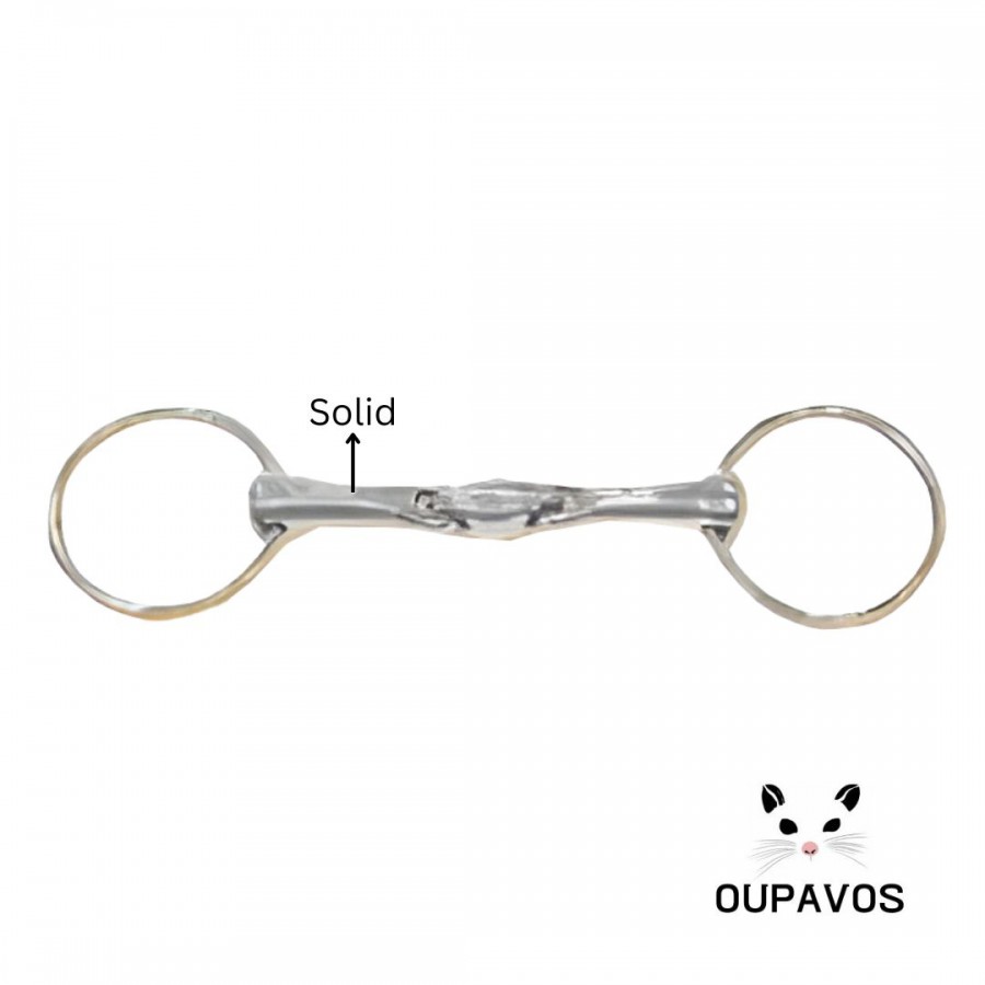 Horse French Soft Mouth All Stainless Steel 21mm Thick