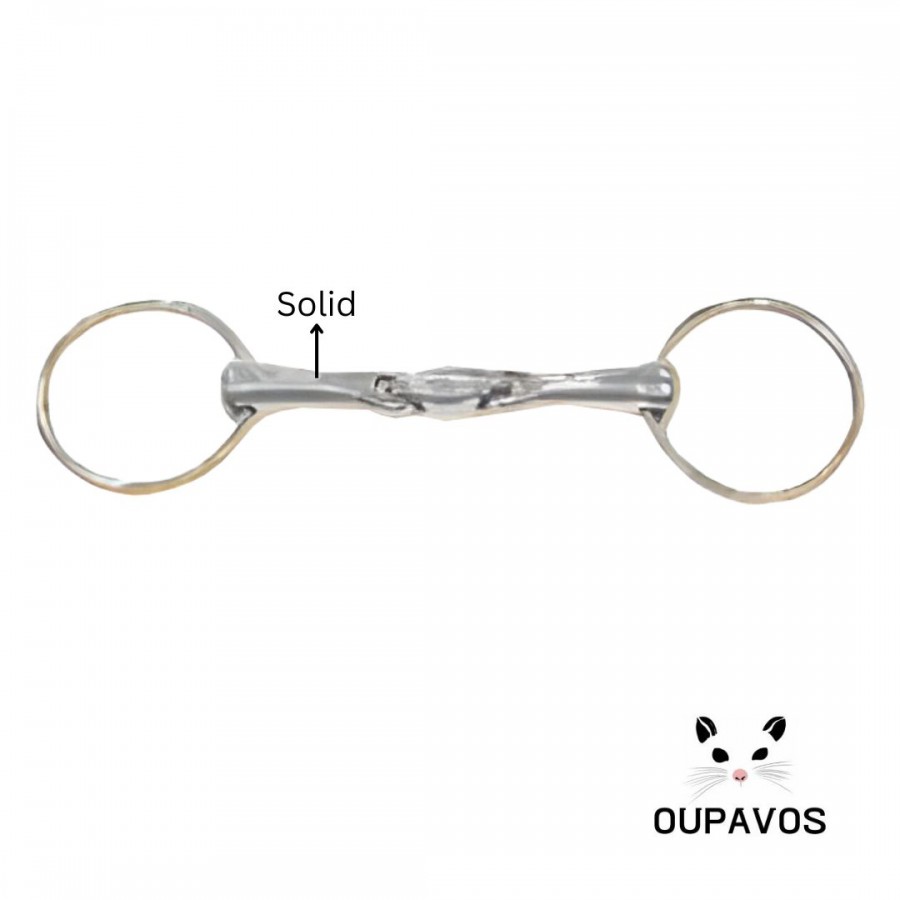 Horse French Soft Mouth All Stainless Steel 19mm Thick