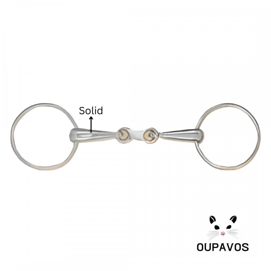 Horse French Training Snaffle All Stainless Steel