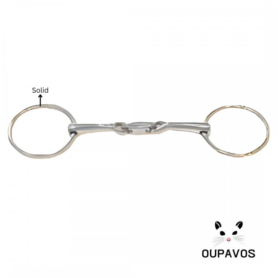 Horse French Soft Mouth All Stainless Steel 14mm Thick